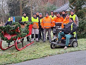 klusgroep veranderd dorp in kerstsfeer Dorpsbelangen Beerta